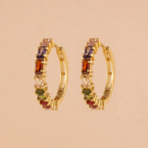 κρικοι απο ατσαλι με πετρες ζιργκον