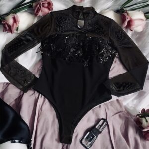 κορμακι ελαστικο παγιετα one size