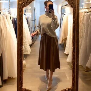 φουστα δερματινη one size